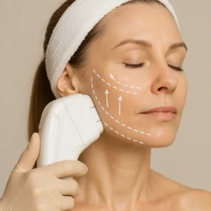 Woman having HI-FU to reduce wrinkles call LA LIPO Earls Barton Now!