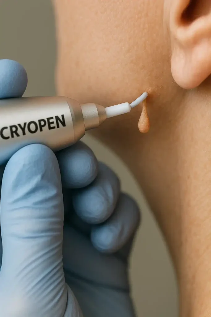 Cryopen for skin tags removal Earls Barton speak to our team today!