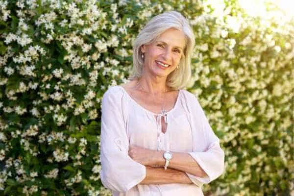 Older woman happy with urinary incontinence treatment Earls Barton