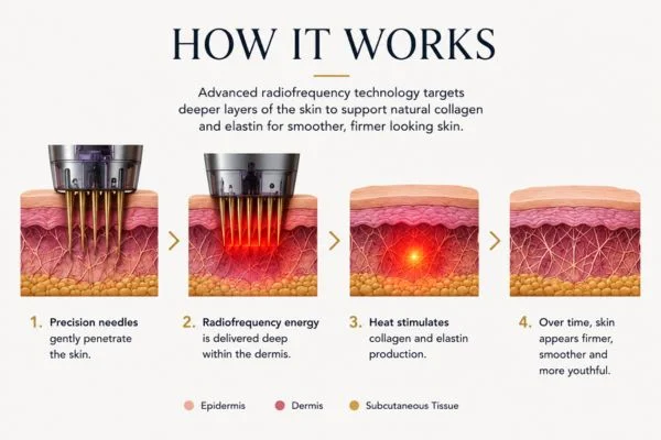 Diagram of how Collagen Lift Therapy Earls Barton works