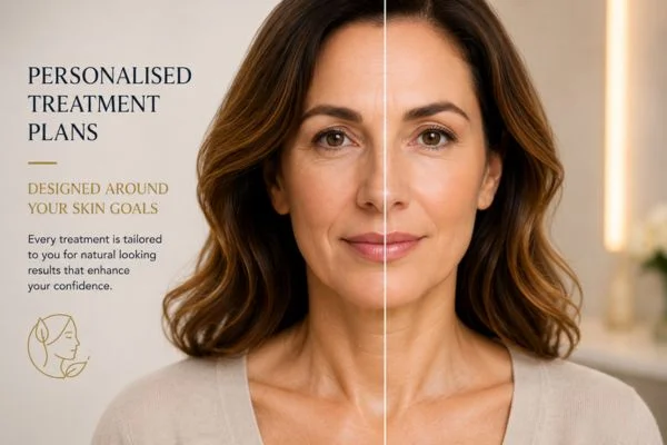 Before and after results of Collagen Lift Therapy Earls Barton