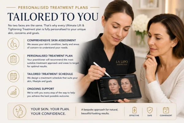 book a consultation about your ultimate lift and tighten treatment Earls Barton